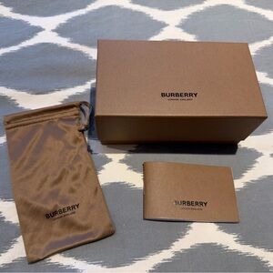 Burberry Sunglasses Box and Cloth Protector!